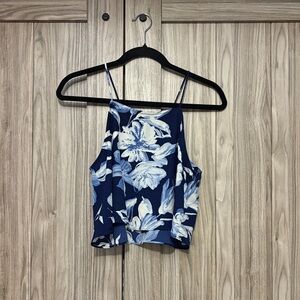 Lulu's Navy and White Floral Camisole